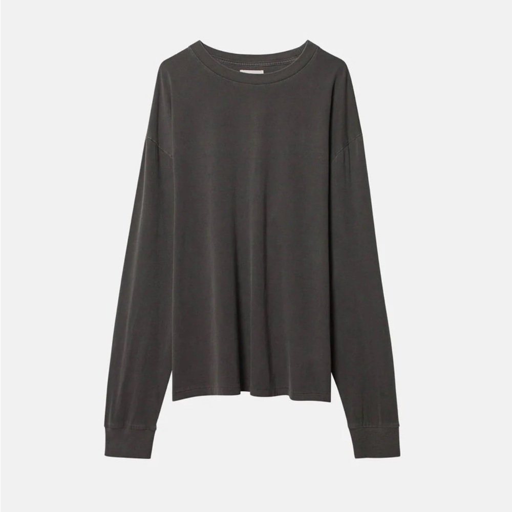 Elwood Oversized Core LS Tee - vintage grey